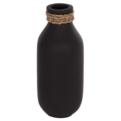 ΕΠΙΤΡΑΠΕΖΙΟ ΔΙΑΚΟΣΜΗΤΙΚΟ ΒΑΖΟ CAMMER HM4687.01M ΤΕΡΑΚΟΤΑ ΣΕ ΜΑΥΡΟ--Φ13x34Υεκ.