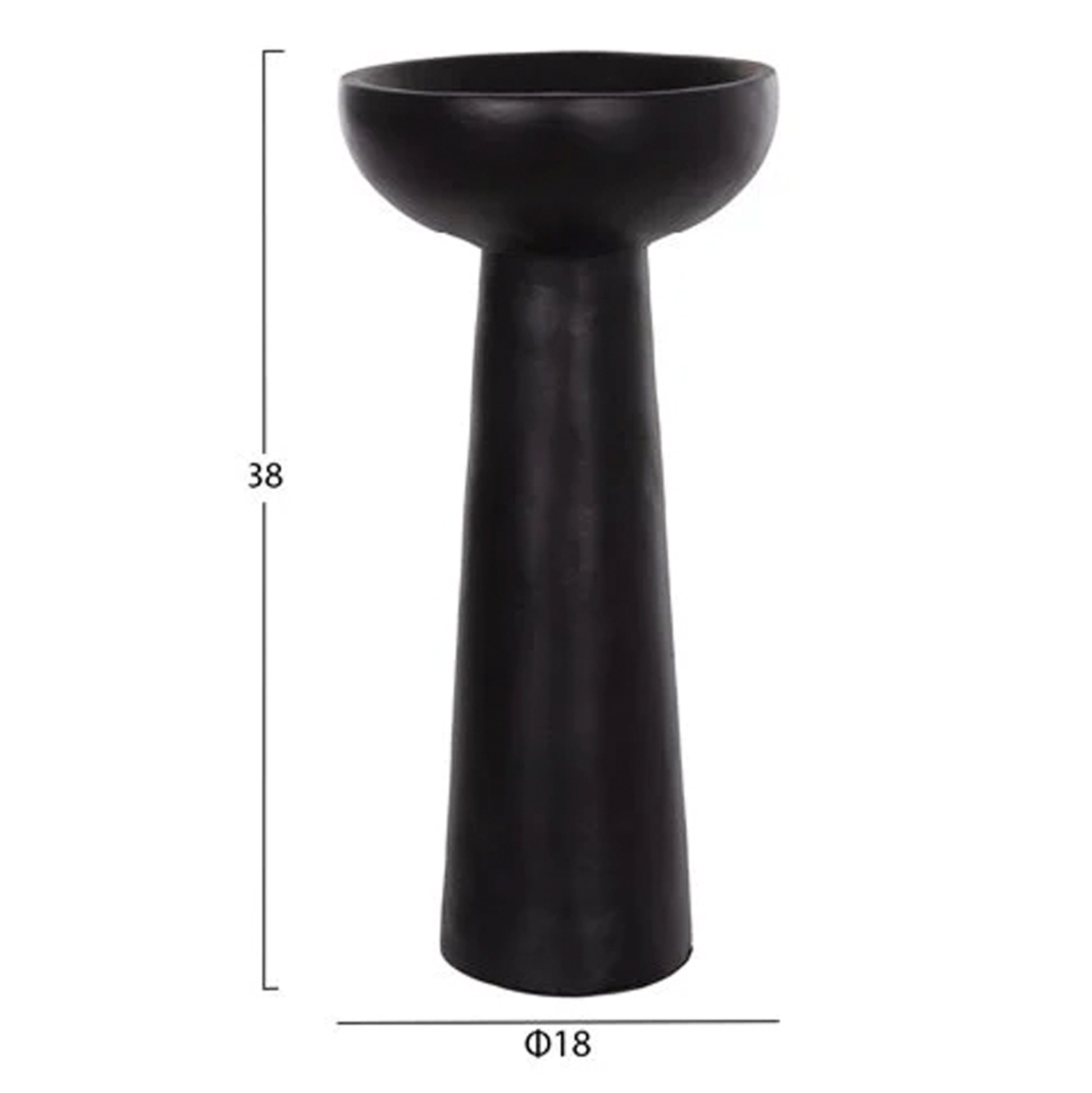 ΣΕΤ 3 ΕΠΙΤΡΑΠΕΖΙΑ ΔΙΑΚΟΣΜΗΤΙΚΑ ΒΑΖΑ LEKKAN ΗΜ21142.02 ΤΕΡΑΚΟΤΑ ΣΕ ΛΕΥΚΟ & ΜΑΥΡΟ - Image 2