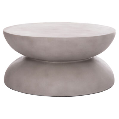 ΤΡΑΠΕΖΙ ΣΑΛΟΝΙΟΥ ANNA HM18158.03 FIBER CEMENT ΣΕ ΓΚΡΙ--Φ92x44.5Υεκ