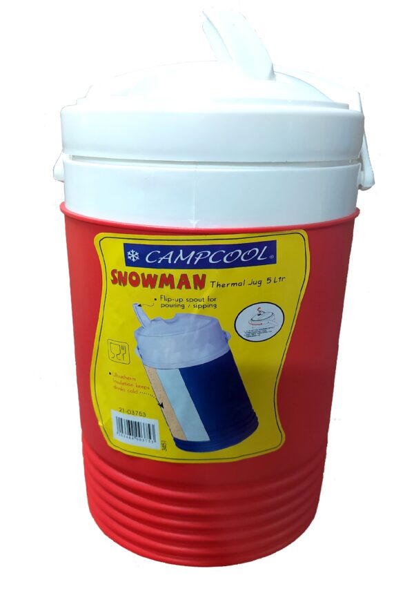 CAMPCOOL ΘΕΡΜΟΣ 5 Lt. ΜΕ ΒΡΥΣΑΚΙ & ΧΕΙΡΟΛΑΒΗ ΜΕΤΑΦΟΡΑΣ - Image 3