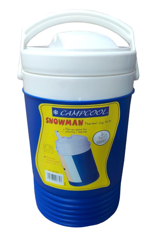 CAMPCOOL ΘΕΡΜΟΣ 5 Lt. ΜΕ ΒΡΥΣΑΚΙ & ΧΕΙΡΟΛΑΒΗ ΜΕΤΑΦΟΡΑΣ - Image 2