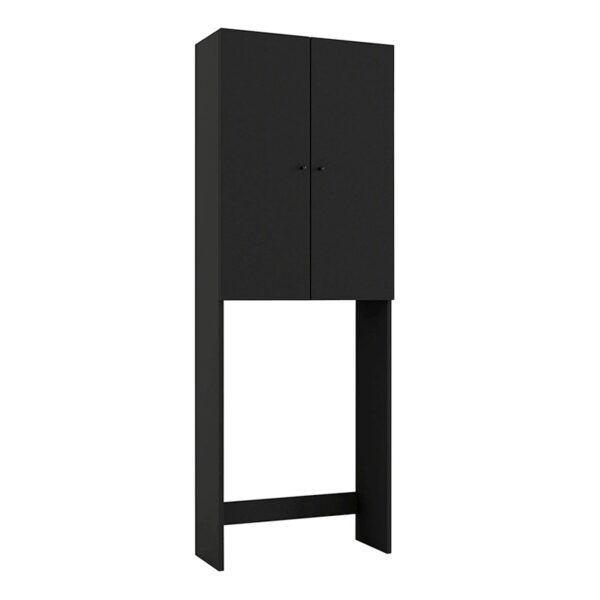 Έπιπλο πλυντηρίου Romme Megapap χρώμα μαύρο 65x27,1x180εκ. - Image 5