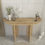 Κονσόλα Cortado Megapap χρώμα sapphire oak 120x35x75εκ.