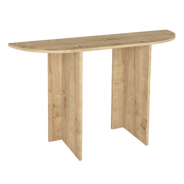 Κονσόλα Cortado Megapap χρώμα sapphire oak 120x35x75εκ. - Image 4