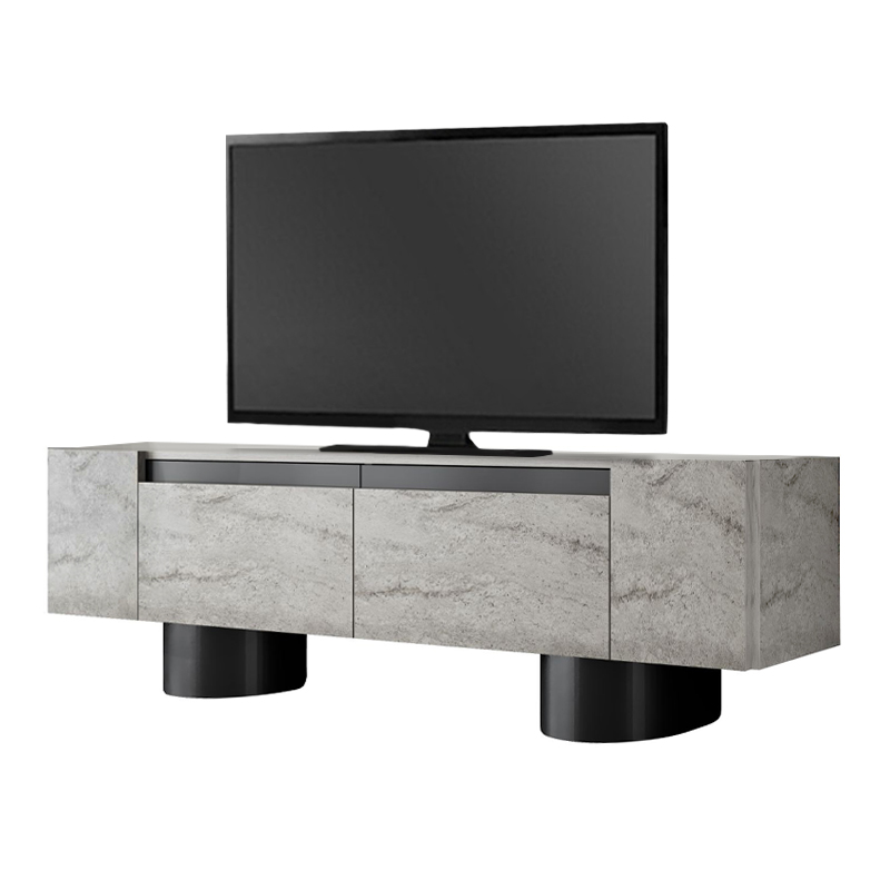 Έπιπλο τηλεόρασης Haven Megapap χρώμα travertine 180x30x50εκ. - Image 5