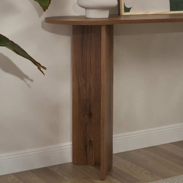 Κονσόλα Sira Megapap χρώμα καρυδί 150x35x75εκ. - Image 4
