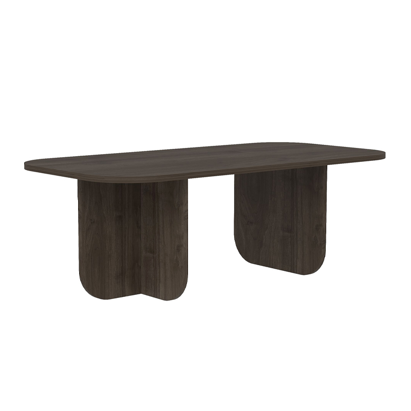 Τραπεζάκι σαλονιού Becaj Megapap χρώμα καρυδί 120x60x41,4εκ. - Image 3