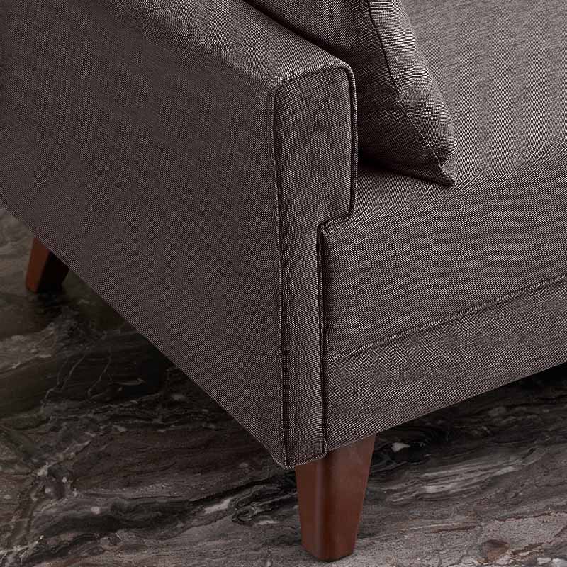 Καναπές Bella Megapap διθέσιος υφασμάτινος χρώμα καφέ 177x81x85εκ. - Image 2