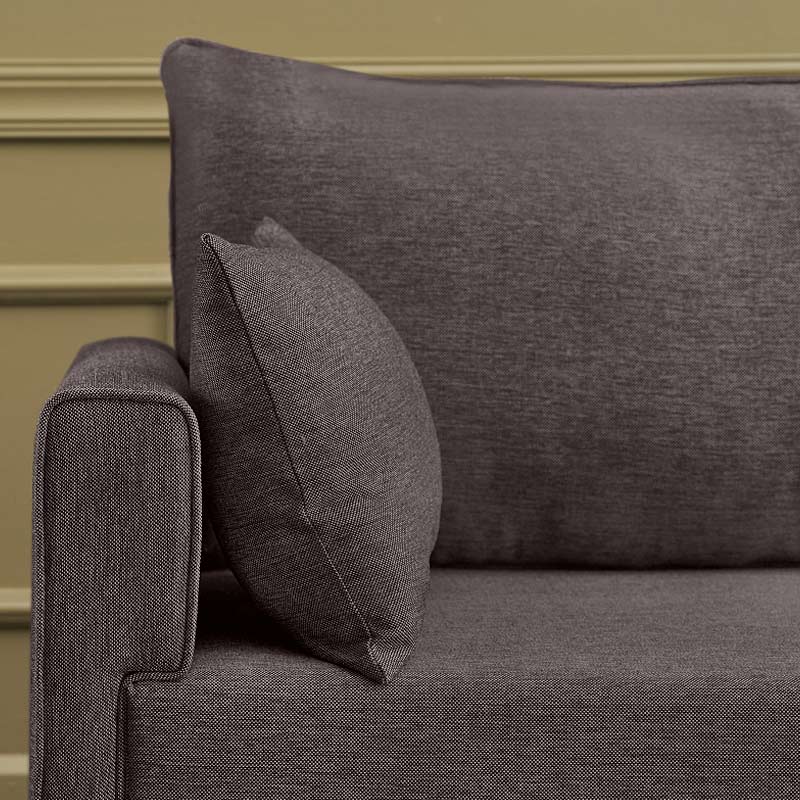 Καναπές Bella Megapap διθέσιος υφασμάτινος χρώμα καφέ 177x81x85εκ. - Image 3