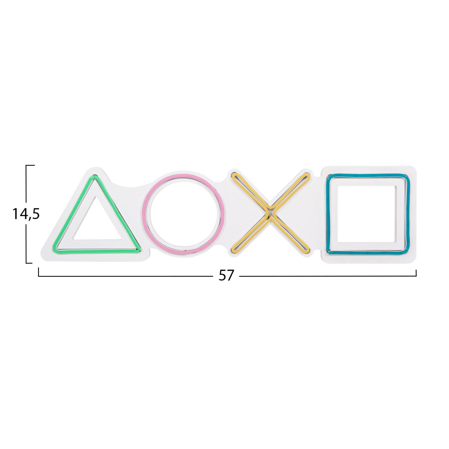 ΔΙΑΚΟΣΜΗΤΙΚΟ ΤΟΙΧΟΥ ΦΩΤΙΖΟΜΕΝΟ HM4652 GAME CONTROLS 57x2x14,5εκ. - Image 2