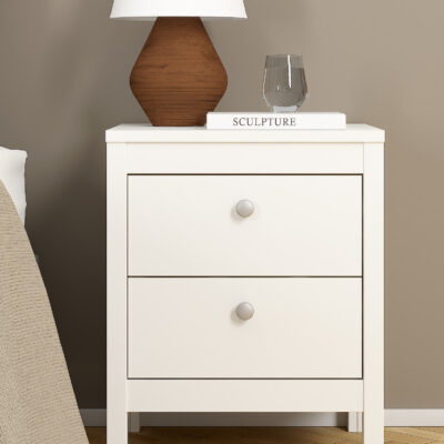 Madrid κομοδίνο με 2 συρτάρια 43