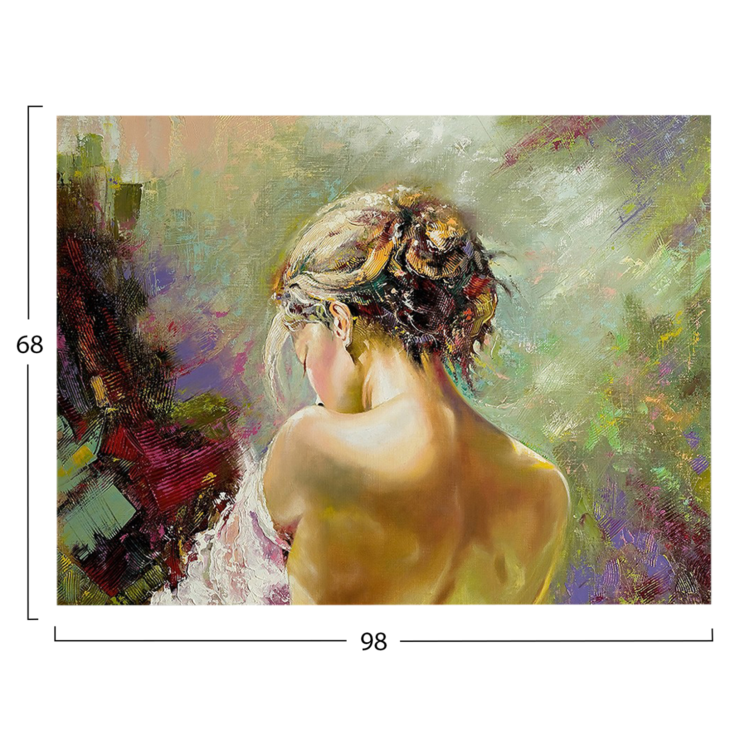 ΠΙΝΑΚΑΣ TOIXOY ΣΕΙΡΑ GOBI HM4774 ΕΚΤΥΠΩΜΕΝΟΣ ΚΑΜΒΑΣ 98x2,5(πάχος)x68Υεκ. - Image 2