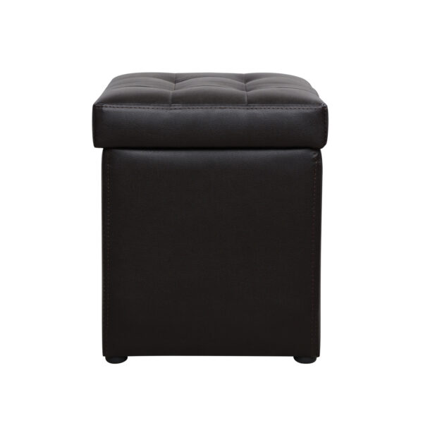ΣΚΑΜΠΩ ΜΕ ΑΠΟΘΗΚΕΥΤΙΚΟ ΧΩΡΟ PU ΚΑΦΕ CUBE HM224.03--38x38x36.5Υεκ. - Image 2