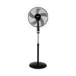 Ανεμιστήρας Ορθοστάτης 16'' 40CM PRSF-80448 Primo Μαύρος-Γκρι 5Φτερά 50W
