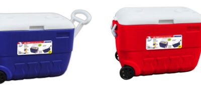 CAMPCOOL ΨΥΓΕΙΟ ΦΟΡΗΤΟ 50Lt. ΜΕ ΡΟΔΕΣ & ΧΕΙΡΟΛΑΒΕΣ ΜΕΤΑΦΟΡΑΣ