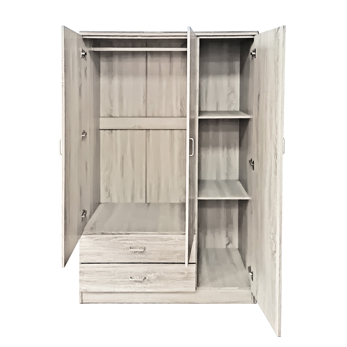 VELCO Pro Systems ΝΤΟΥΛΑΠΑ ΜΕ ΤΡΕΙΣ ΠΟΡΤΕΣ-ΚΑΘΡΕΠΤΗ- ΔΥΟ ΣΥΡΤΑΡΙΑ 120x52x190 εκ ΣΦΕΝΔΑΜΟΣ - Image 2