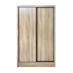 VELCO Pro Systems ΝΤΟΥΛΑΠΑ ΜΕ ΔΥΟ ΠΟΡΤΕΣ ΣΥΡΟΜΕΝΕΣ & ΜΕΤΑΛΛΙΚΑ ΠΟΜΟΛΑ 98x52x180cm ΣΦΕΝΔΑΜΟΣ