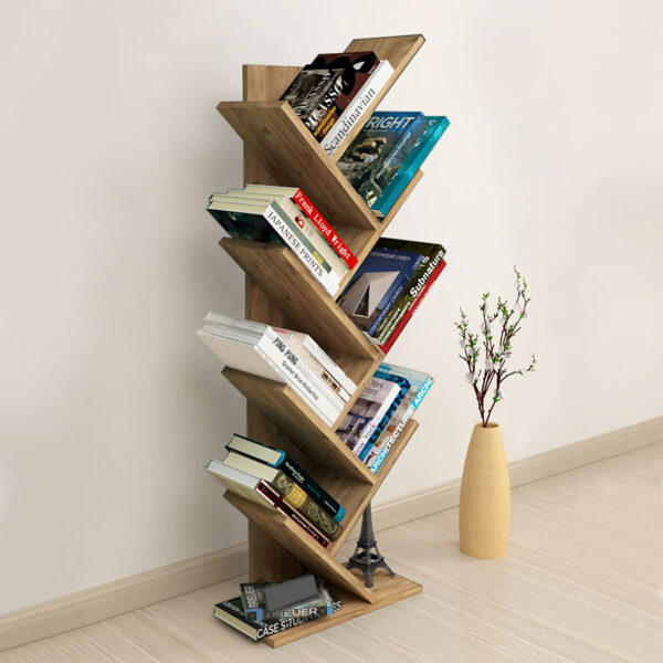 Βιβλιοθήκη Milton Megapap χρώμα pine oak 44x22x121εκ. - Image 2