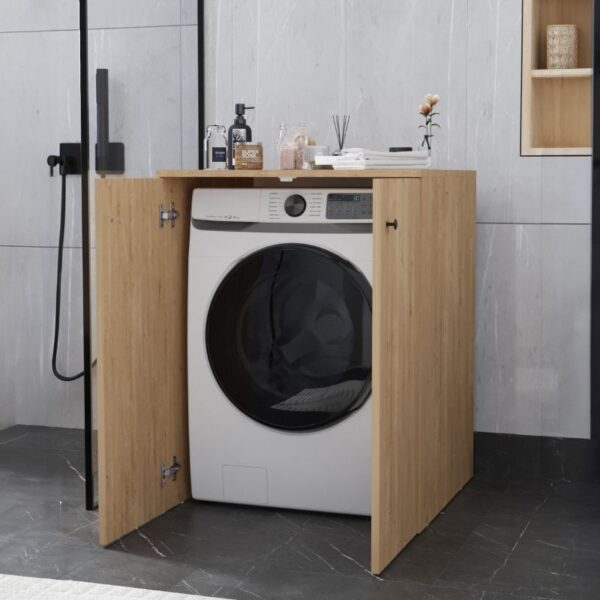 Έπιπλο πλυντηρίου Gray Megapap χρώμα sapphire oak 70x66x90εκ. - Image 2