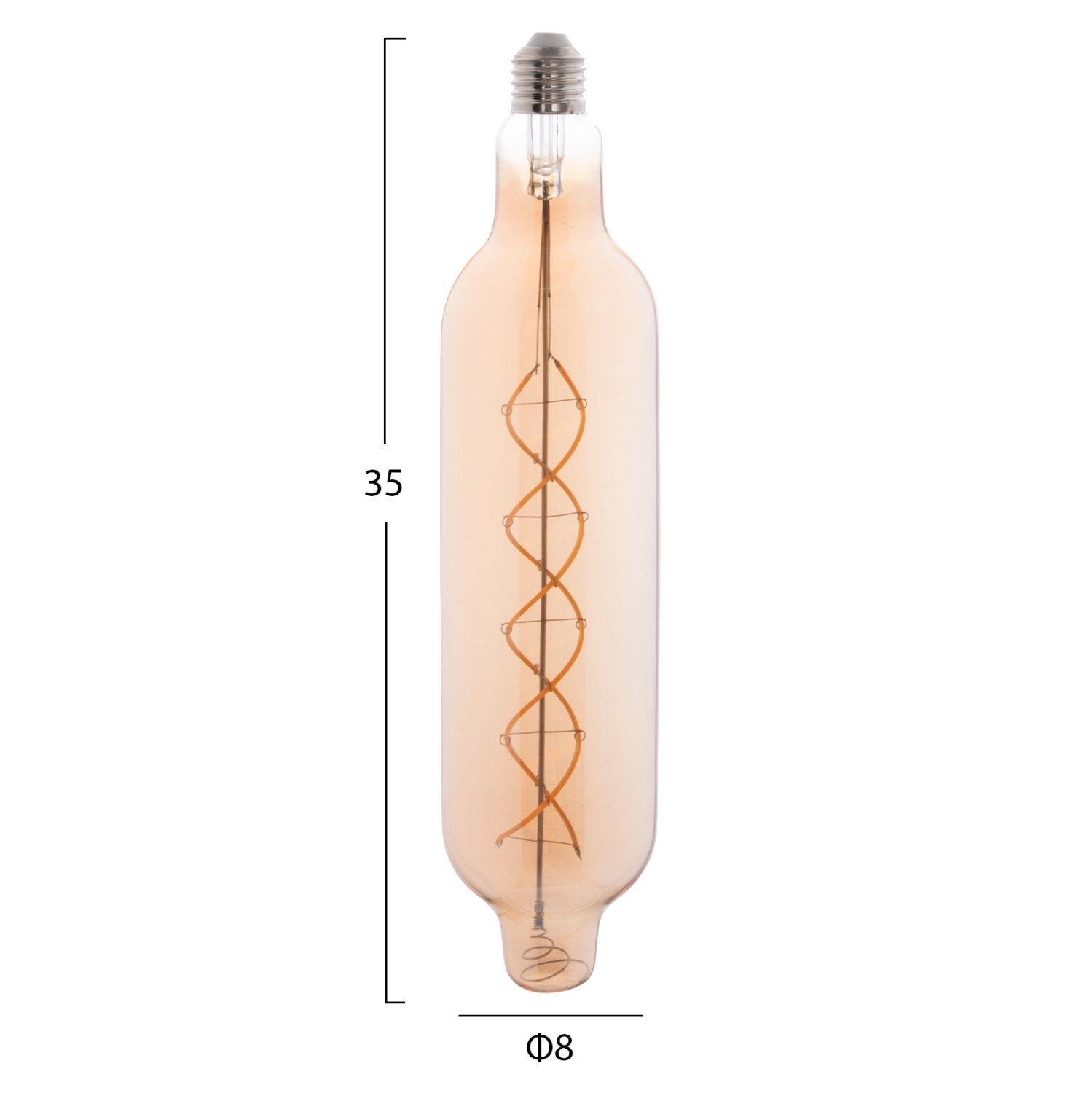 ΦΩΤΙΣΤΙΚΟ ΟΡΟΦΗΣ ΚΡΕΜΑΣΤΟ ΜΕ ΛΑΜΠΤΗΡΑ HM11931.01--ΣΧΟΙΝΙ 1m ΠΑΧΟΥΣ 2cm-ΝΤΟΥΙ Ε27 - Image 2