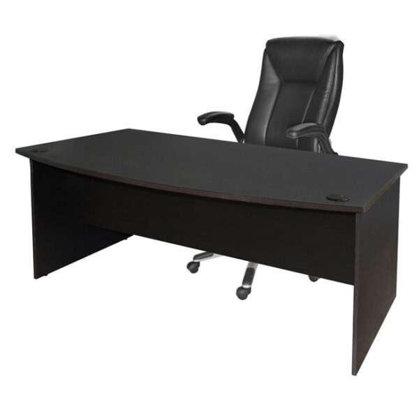 ΓΡΑΦΕΙΟ ΕΠΑΓΓΕΛΜΑΤΙΚΟ 180x93.5x74.6 CAITLYN HM2017.02 WENGE - Image 2