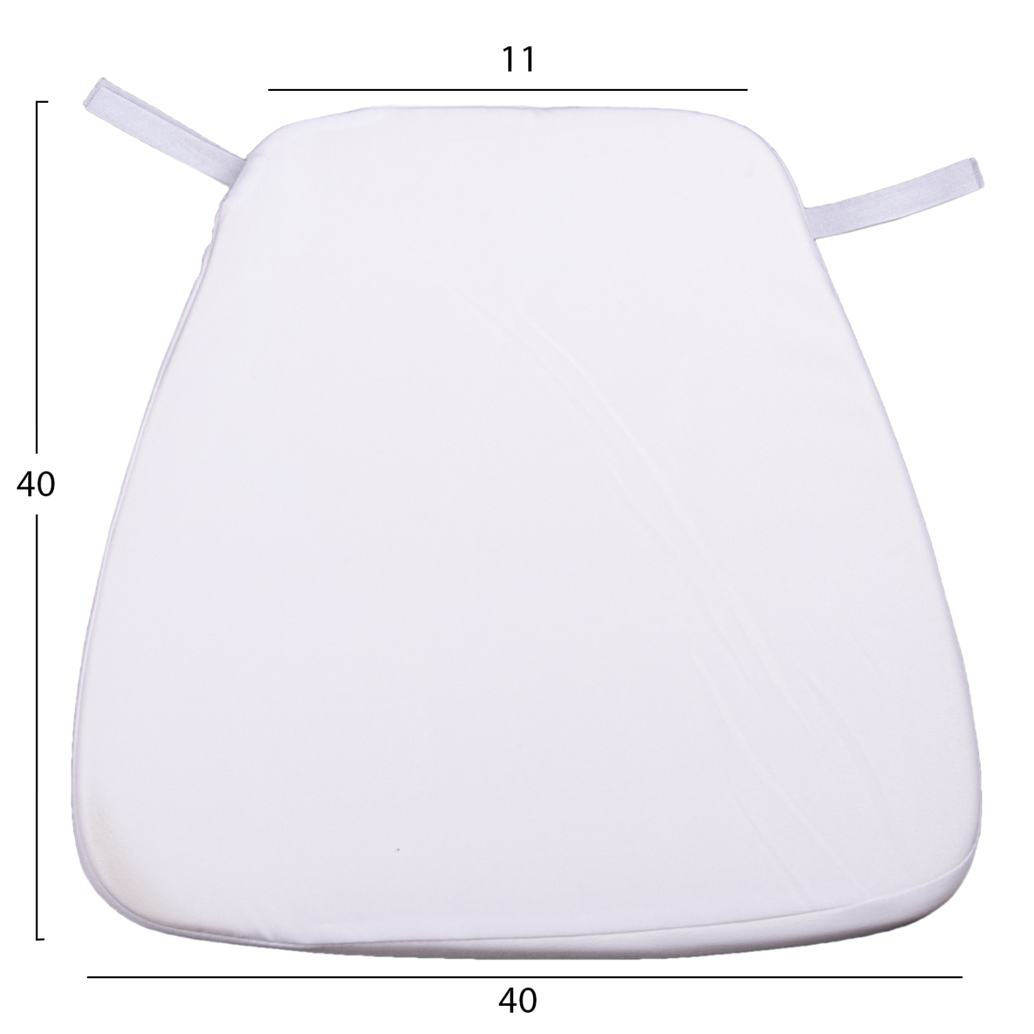 ΜΑΞΙΛΑΡΙ TIFFANYS HM8058.41FC ΜΕ ΥΦΑΣΜΑ WATER REPELLENT ΛΕΥΚΟ 43,5x40x3Υεκ. - Image 2