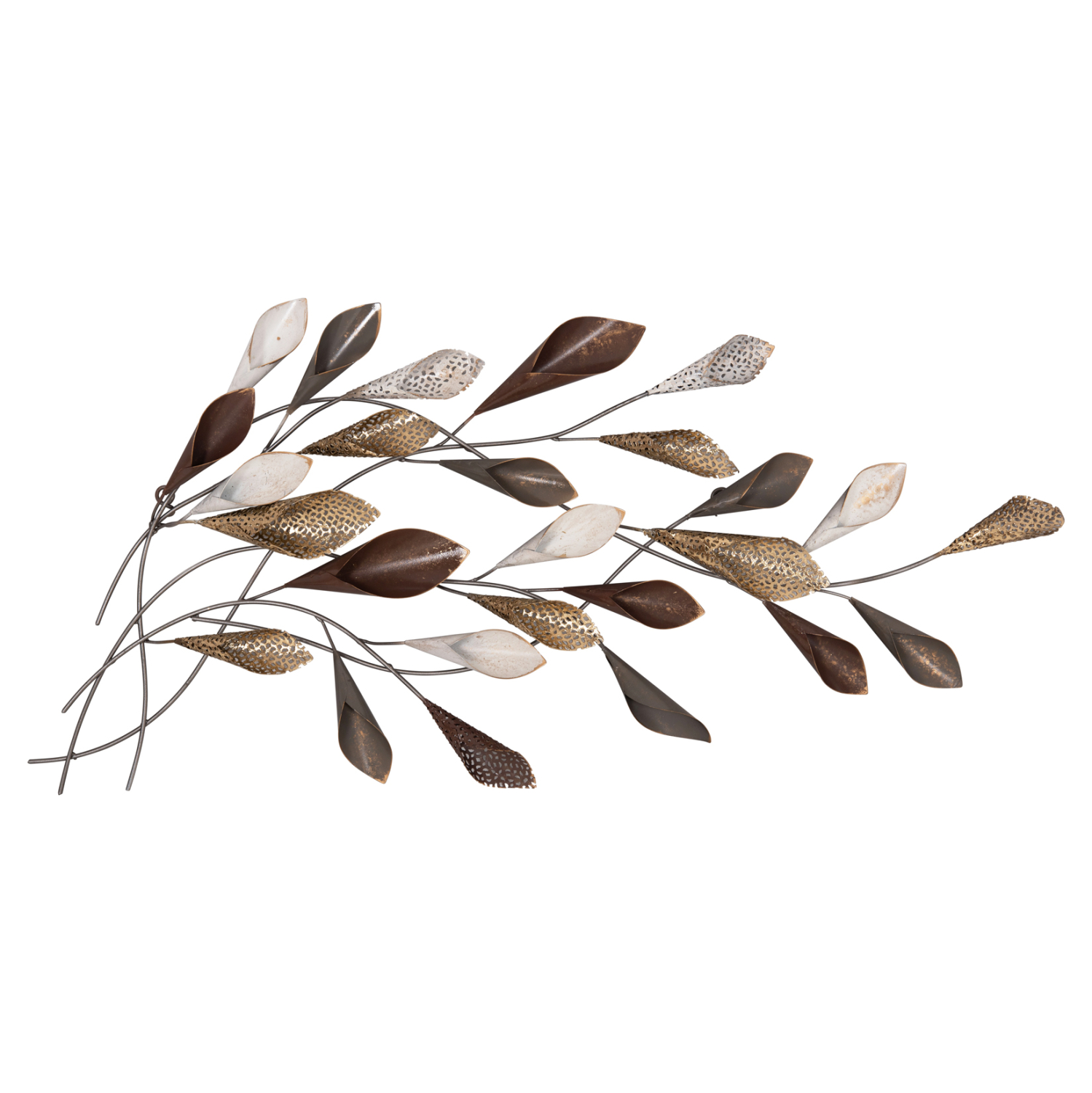 ΜΕΤΑΛΛΙΚΟ ΔΙΑΚΟΣΜΗΤΙΚΟ ΤΟΙΧΟΥ HM7159 ΑΝΘΡΑΚΙ ΧΡΥΣΟ 44x5x87Y εκ. - Image 3