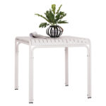 ΤΡΑΠΕΖΙ ΤΕΤΡΑΓΩΝΟ ΑΛΟΥΜΙΝΙΟΥ RACHEL HM6338.02 ΛΕΥΚΟ 80x80x75Υεκ.