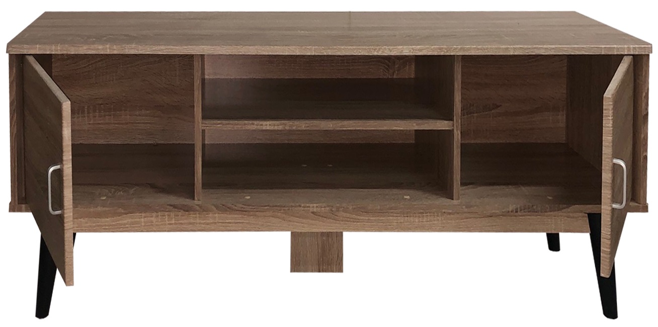 VELCO Pro Systems ΕΠΙΠΛΟ TV ΜΕ ΔΥΟ ΠΟΡΤΕΣ ΚΑΙ ΤΕΣΣΕΡΙΣ ΘΕΣΕΙΣ 140x38x50 εκ ΣΦΕΝΔΑΜΟΣ - Image 2