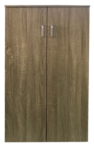 VELCO Pro Systems ΠΑΠΟΥΤΣΟΘΗΚΗ ΜΕ ΔΥΟ ΠΟΡΤΕΣ - 6 ΡΑΦΙΑ ΑΠΟΘΗΚΕΥΣΗΣ - ΑΕΡΙΖΟΜΕΝΗ ΠΛΑΤΗ 60x32x122 εκ ΣΦΕΝΔΑΜΟΣ