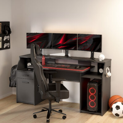 Function Plus γραφείο gaming με 1 πόρτα και 1 συρτάρι  171x62