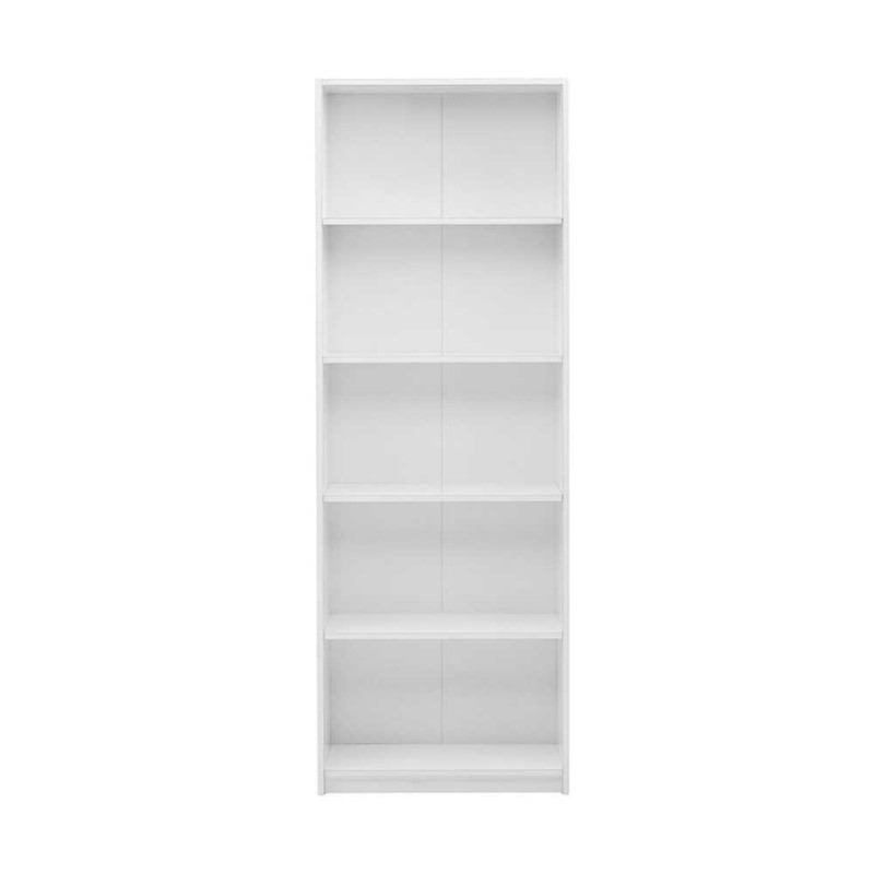 Βιβλιοθήκη Max Megapap χρώμα λευκό 58x23x170εκ. - Image 5