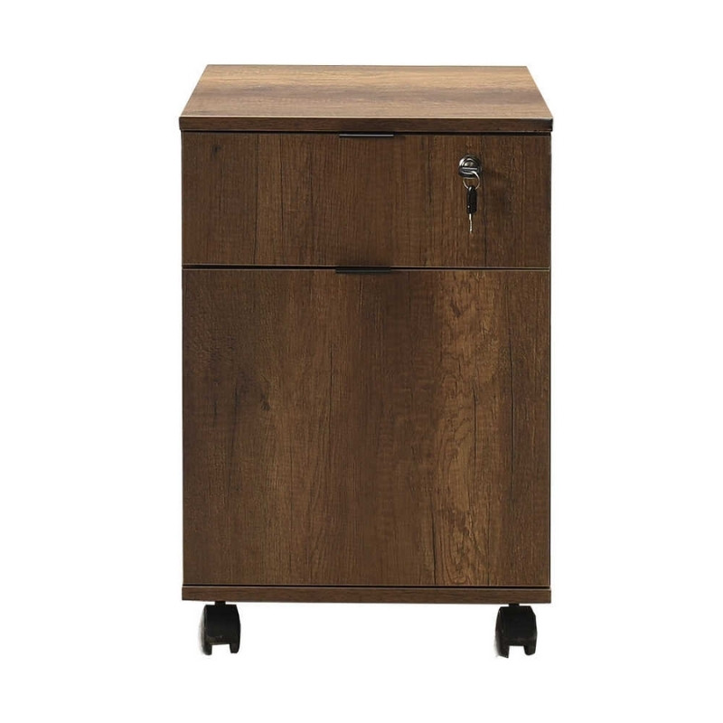 Συρταριέρα γραφείου Rio Megapap τροχήλατη χρώμα καρυδί 41x45x61 εκ. - Image 3