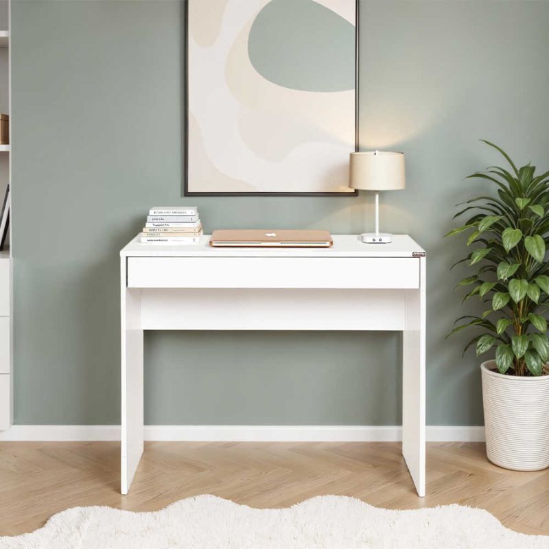 Γραφείο εργασίας Vareno Megapap χρώμα λευκό 90x55x75εκ.