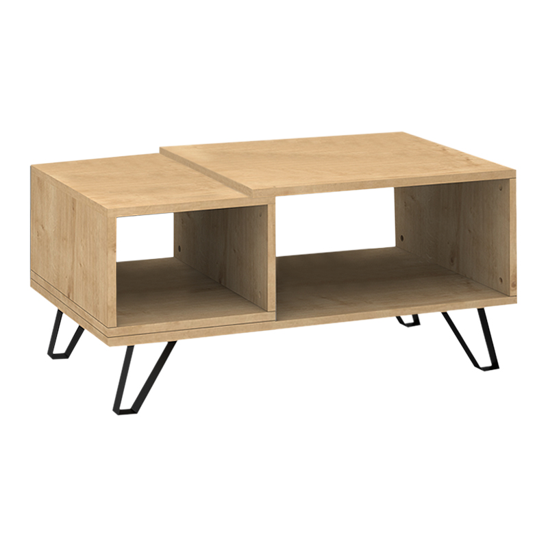 Τραπεζάκι σαλονιού Don Megapap χρώμα φυσικό οξιάς 90x55x44εκ. - Image 2