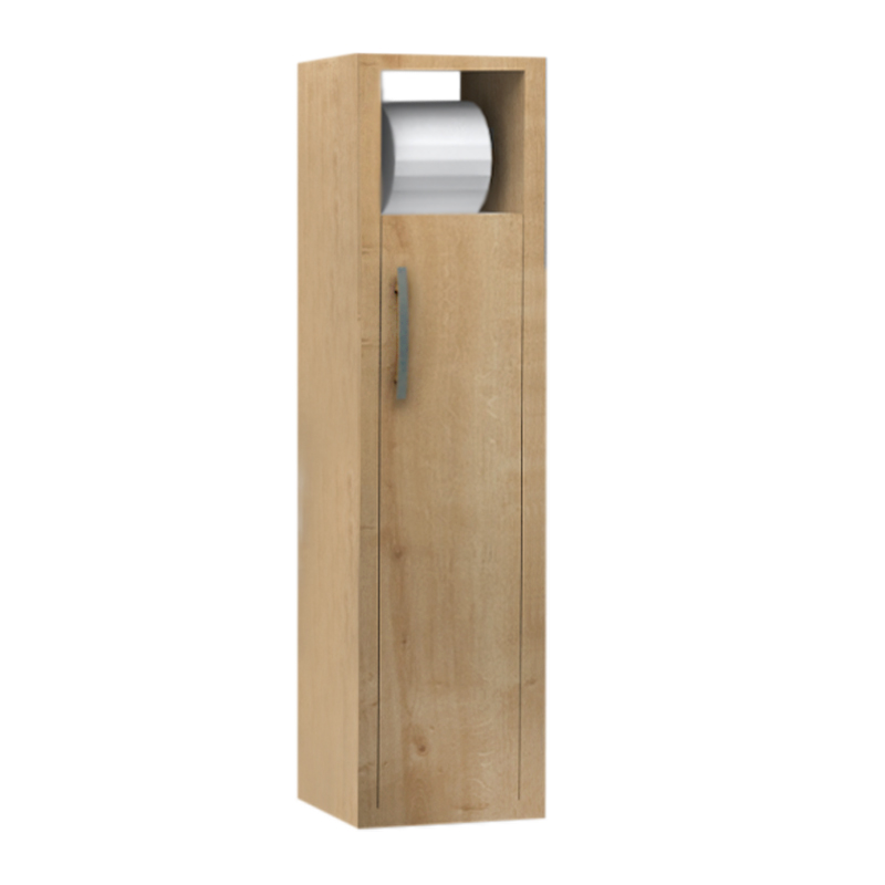 Στήλη μπάνιου Murray Megapap χρώμα φυσικό οξιάς 16x14x70εκ. - Image 2