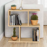 Βοηθητικό τραπεζάκι Homemania Megapap χρώμα sapphire oak 60x20x60εκ.