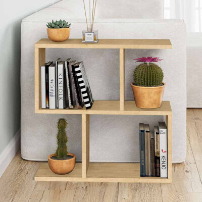 Βοηθητικό τραπεζάκι Homemania Megapap χρώμα sapphire oak 60x20x60εκ.