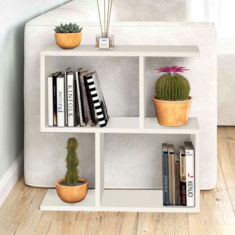 Βοηθητικό τραπεζάκι Homemania Megapap χρώμα λευκό 60x20x60εκ.