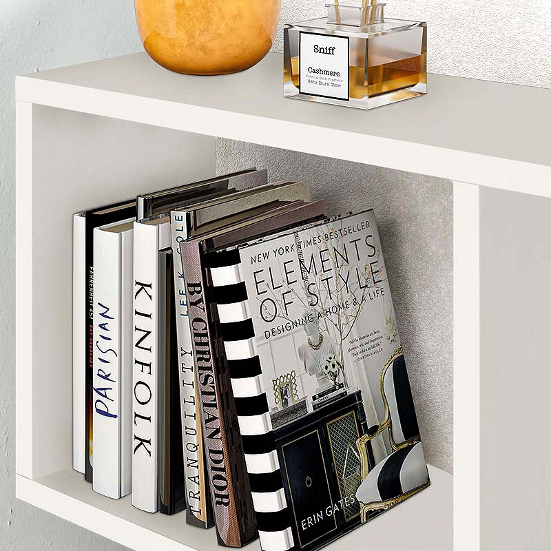 Βοηθητικό τραπεζάκι Homemania Megapap χρώμα λευκό 60x20x60εκ. - Image 5