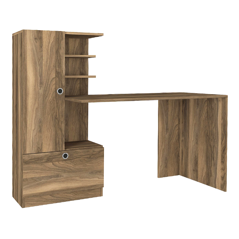 Γραφείο εργασίας Domingo Megapap χρώμα καρυδί 149,5x60x120εκ. - Image 5