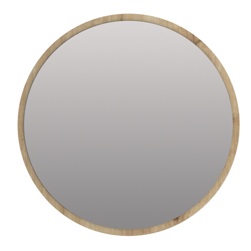 Καθρέπτης τοίχου Glob Μegapap χρώμα sapphire oak 59x2x59εκ. - Image 2