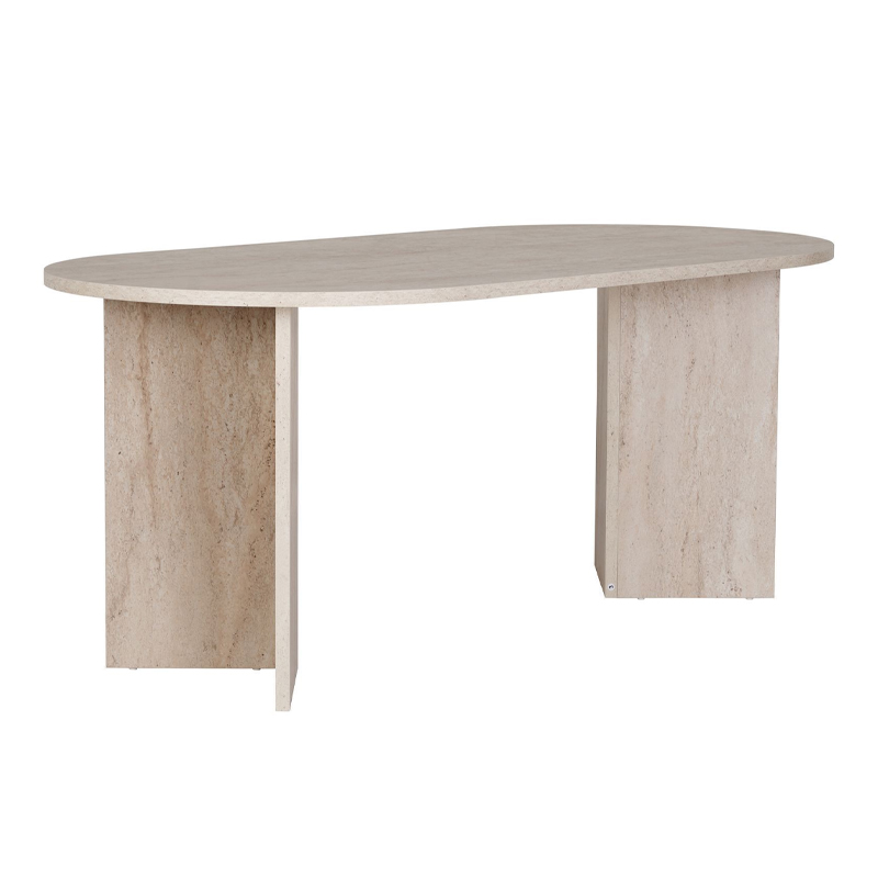 Τραπέζι Sablin Megapap χρώμα travertine 180x89,5x75εκ. - Image 2