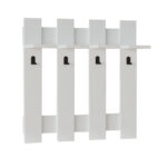 Κρεμάστρα τοίχου Carina Megapap χρώμα λευκό 70x18x70εκ.