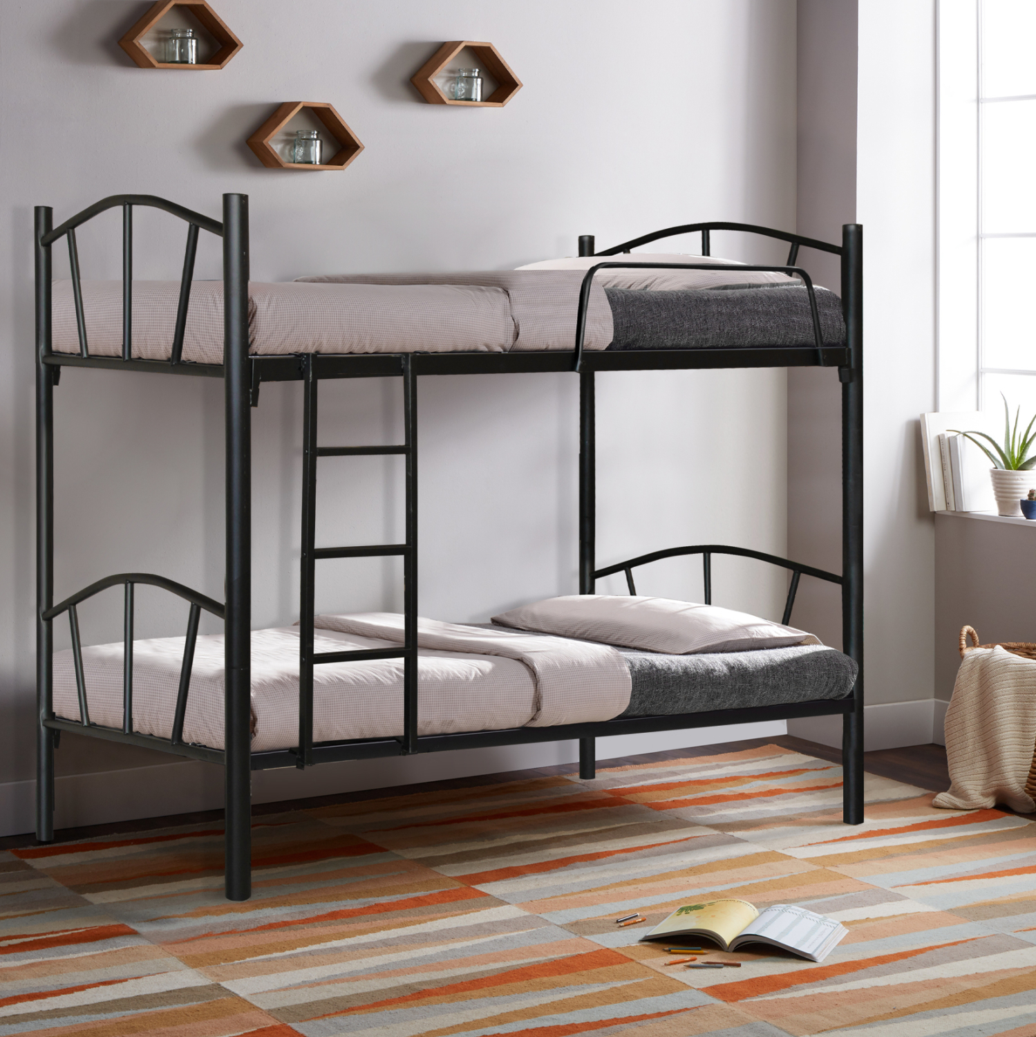 ΚΟΥΚΕΤΑ ΚΡΕΒΑΤΙ ΜΕΤΑΛΛΙΚΗ FLOOR HM328.01 90x190 εκ. - Image 3