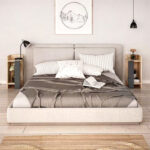 Κομοδίνο Elos Megapap σετ 2 τεμαχίων χρώμα sapphire oak - ανθρακί 25x27x60εκ.