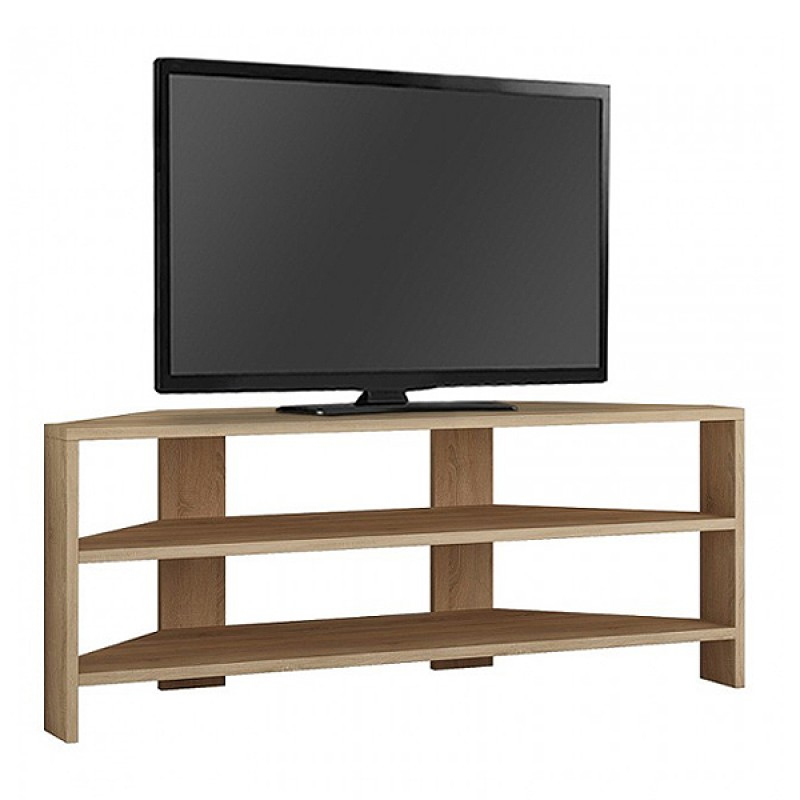 Έπιπλο τηλεόρασης γωνιακό Thales Megapap χρώμα sapphire oak 110x36x45εκ. - Image 5