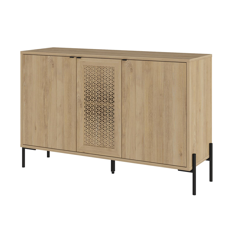 Μπουφές Naive Megapap χρώμα sapphire oak 126x40x80εκ. - Image 5