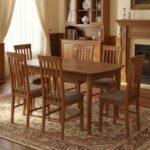 Τραπέζι Belfast Megapap μασίφ ξύλο-MDF επεκτεινόμενο χρώμα καρυδί 150/200x89x78εκ.