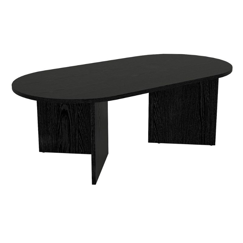 Τραπεζάκι σαλονιού Cortado Megapap χρώμα sencron black 120x60x39,6εκ. - Image 5